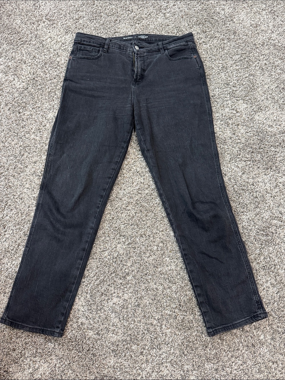 Old Navy Vintage Slim Black Women's Jeans - Straight Leg